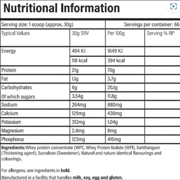 TBJP Performance Protein 2KG