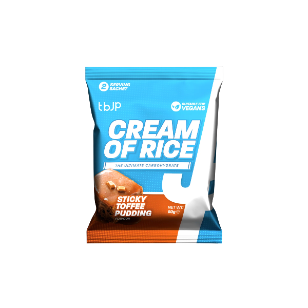 TBJP Cream of Rice Sachet, 50g serving